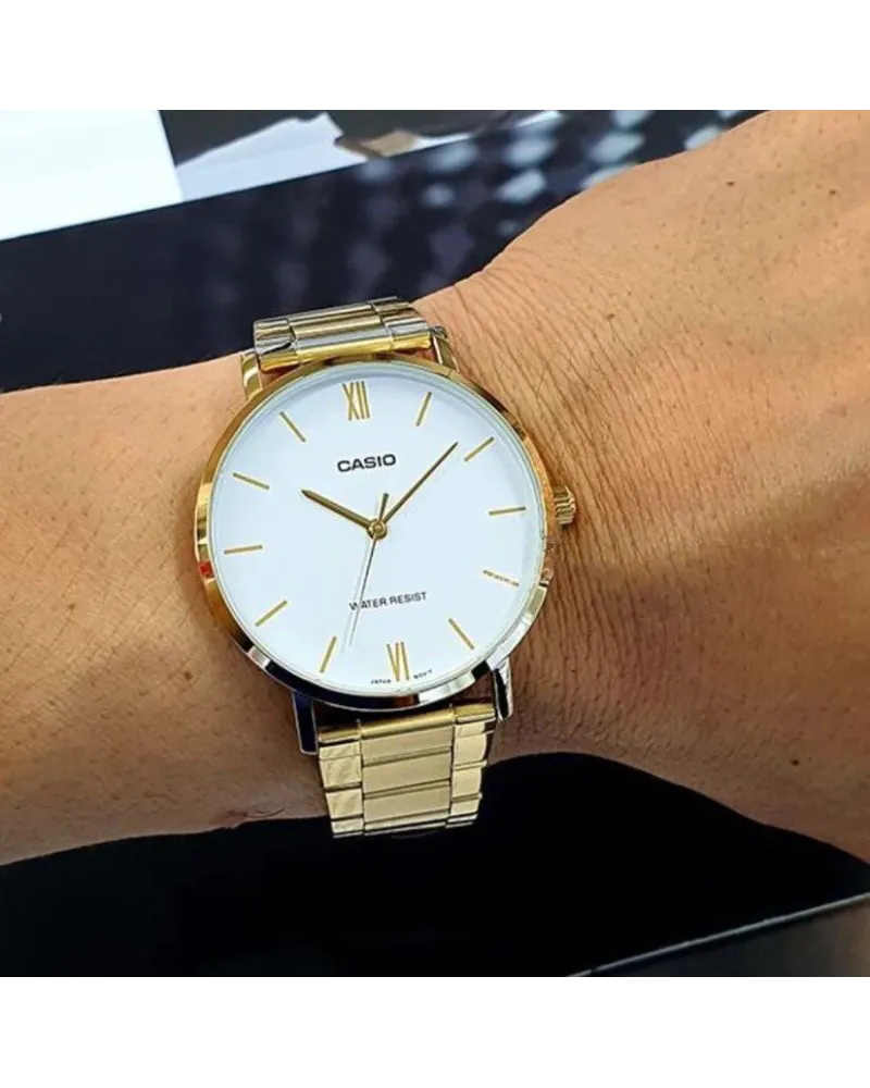 Zegarek Męski Casio MTP-VT01G-7B + BOX Zegarek Męski Casio MTP-VT01G-7B + BOX