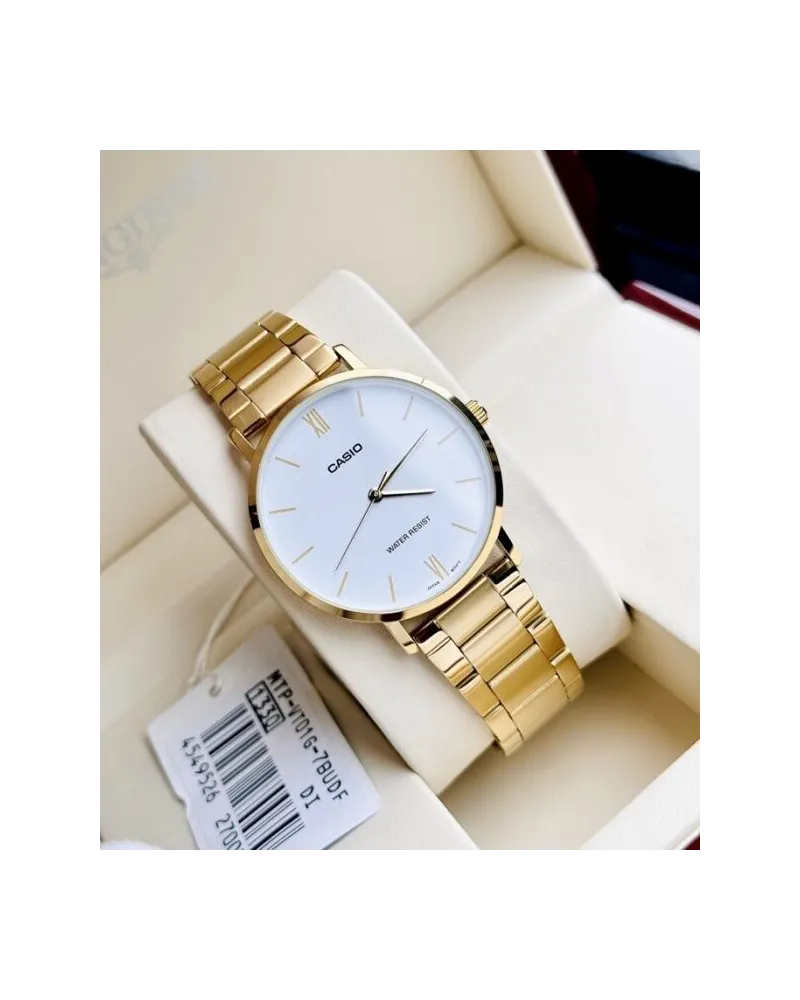 Zegarek Męski Casio MTP-VT01G-7B + BOX Zegarek Męski Casio MTP-VT01G-7B + BOX