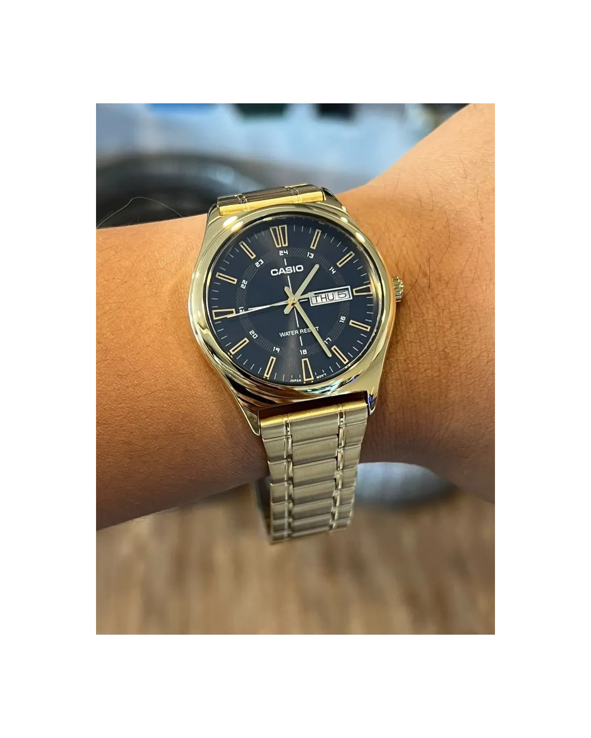 ZEGAREK MĘSKI CASIO MTP-V006G-1C + BOX ZEGAREK MĘSKI CASIO MTP-V006G-1C + BOX