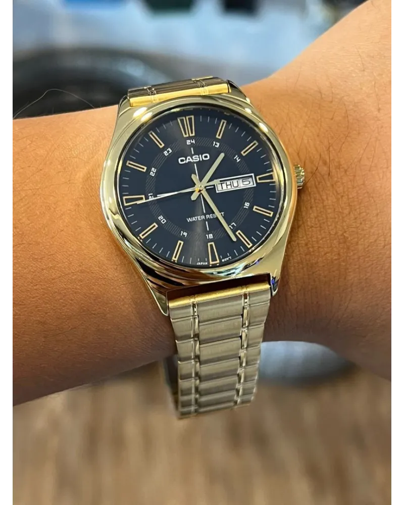 ZEGAREK MĘSKI CASIO MTP-V006G-1C + BOX ZEGAREK MĘSKI CASIO MTP-V006G-1C + BOX