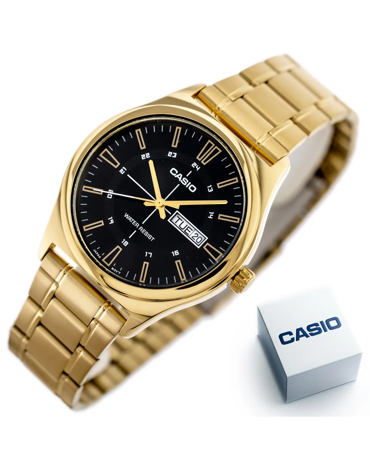 ZEGAREK MĘSKI CASIO MTP-V006G-1C + BOX ZEGAREK MĘSKI CASIO MTP-V006G-1C + BOX