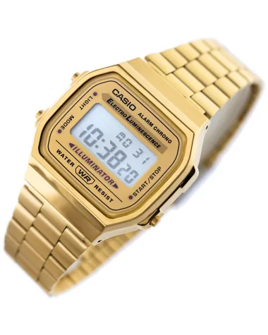 ZEGAREK UNISEX CASIO A168WG-9W (zd088b) - KLASYKA + BOX ZEGAREK UNISEX CASIO A168WG-9W (zd088b) - KLASYKA + BOX