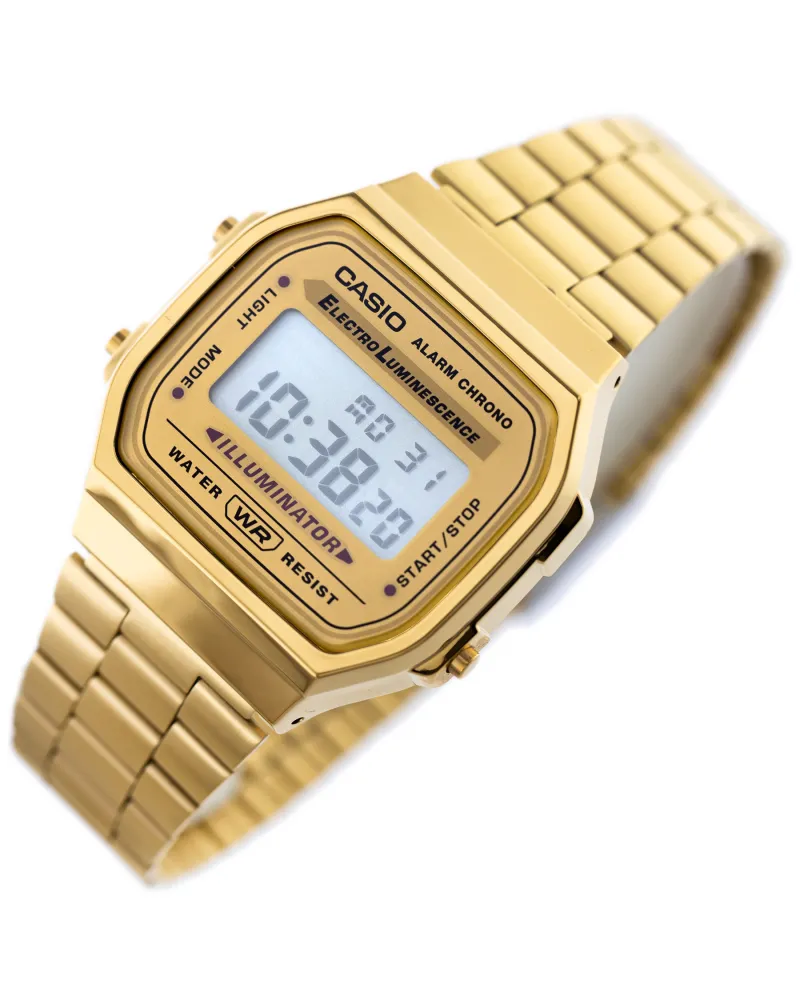 ZEGAREK UNISEX CASIO A168WG-9W (zd088b) - KLASYKA + BOX ZEGAREK UNISEX CASIO A168WG-9W (zd088b) - KLASYKA + BOX