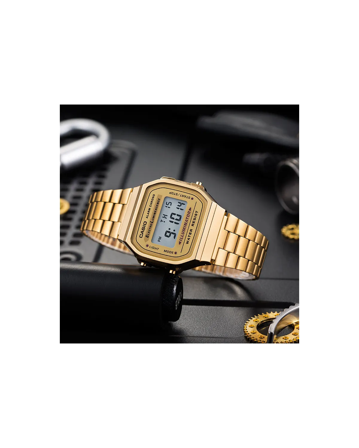 ZEGAREK UNISEX CASIO A168WG-9W (zd088b) - KLASYKA + BOX ZEGAREK UNISEX CASIO A168WG-9W (zd088b) - KLASYKA + BOX
