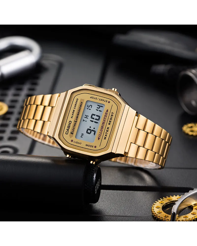 ZEGAREK UNISEX CASIO A168WG-9W (zd088b) - KLASYKA + BOX ZEGAREK UNISEX CASIO A168WG-9W (zd088b) - KLASYKA + BOX