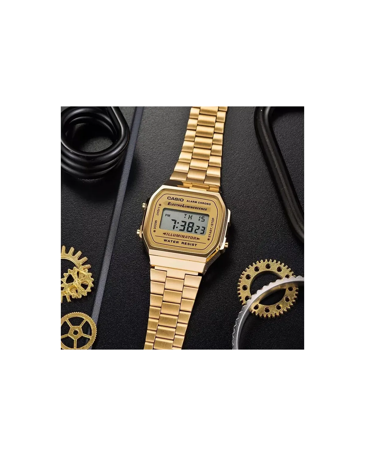 ZEGAREK UNISEX CASIO A168WG-9W (zd088b) - KLASYKA + BOX ZEGAREK UNISEX CASIO A168WG-9W (zd088b) - KLASYKA + BOX