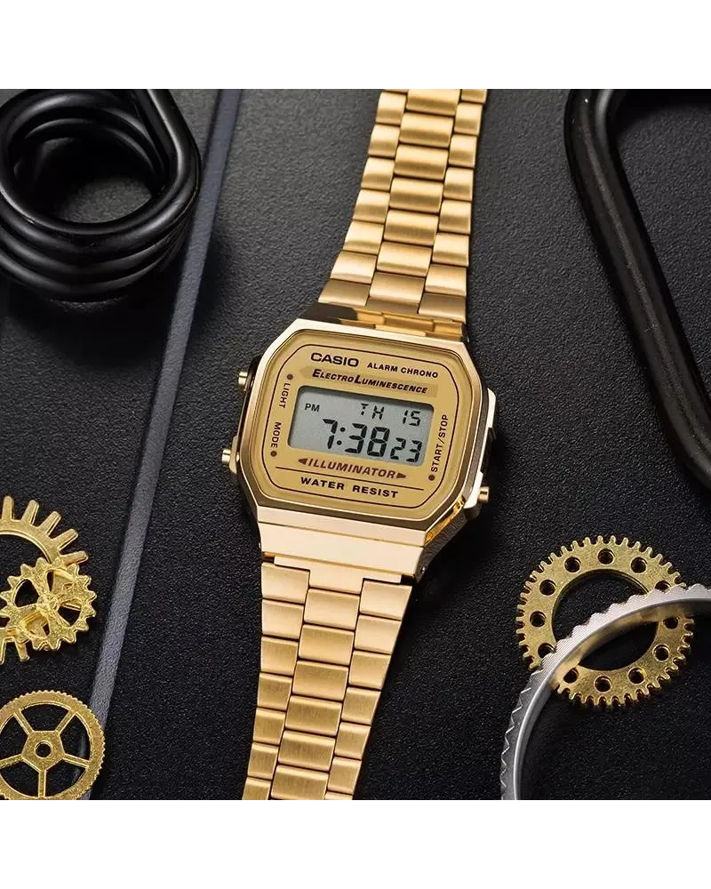 ZEGAREK UNISEX CASIO A168WG-9W (zd088b) - KLASYKA + BOX ZEGAREK UNISEX CASIO A168WG-9W (zd088b) - KLASYKA + BOX