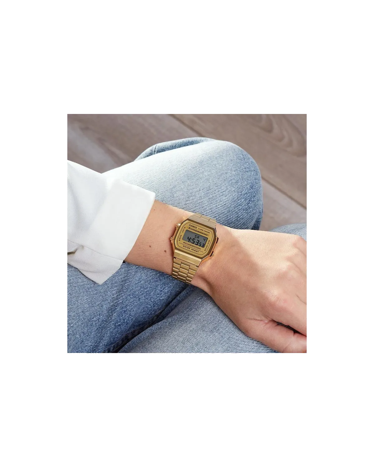ZEGAREK UNISEX CASIO A168WG-9W (zd088b) - KLASYKA + BOX ZEGAREK UNISEX CASIO A168WG-9W (zd088b) - KLASYKA + BOX