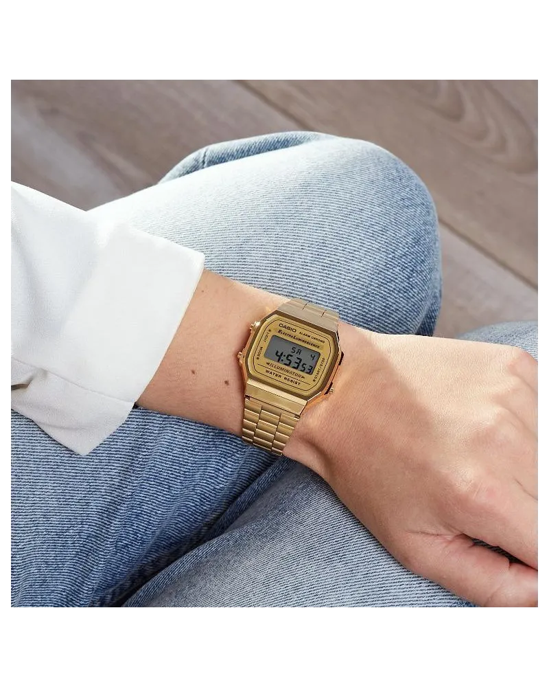 ZEGAREK UNISEX CASIO A168WG-9W (zd088b) - KLASYKA + BOX ZEGAREK UNISEX CASIO A168WG-9W (zd088b) - KLASYKA + BOX