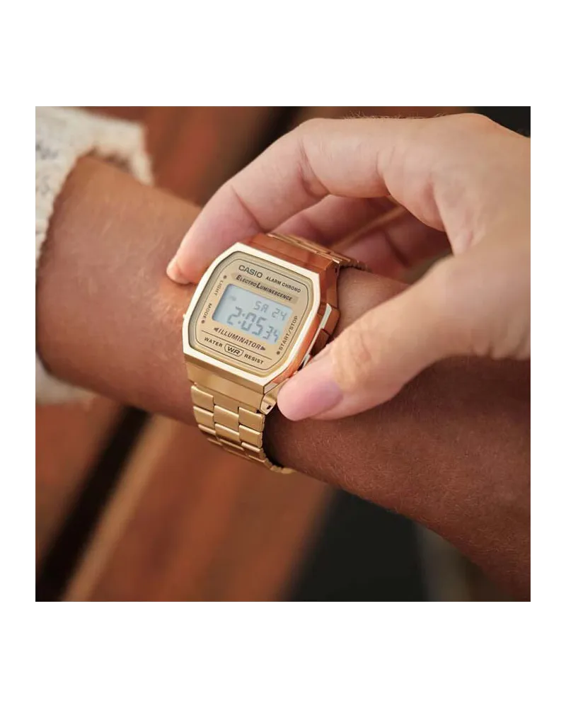 ZEGAREK UNISEX CASIO A168WG-9W (zd088b) - KLASYKA + BOX ZEGAREK UNISEX CASIO A168WG-9W (zd088b) - KLASYKA + BOX