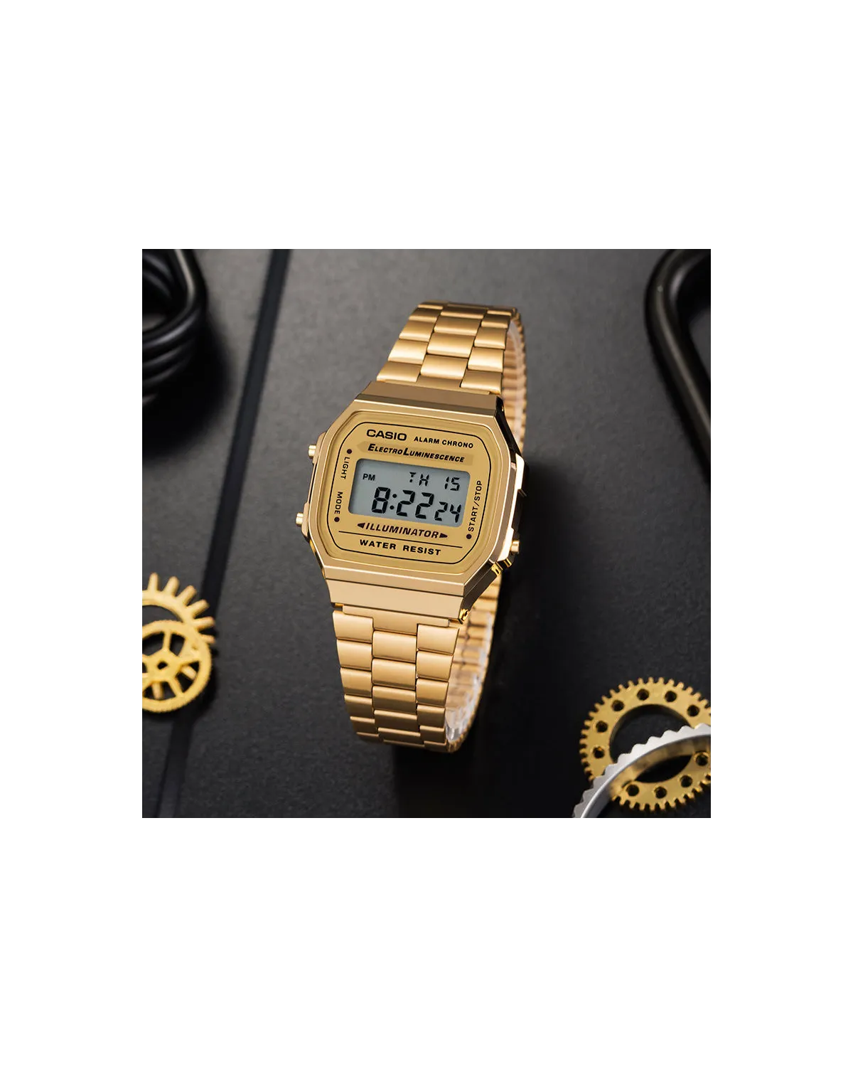 ZEGAREK UNISEX CASIO A168WG-9W (zd088b) - KLASYKA + BOX ZEGAREK UNISEX CASIO A168WG-9W (zd088b) - KLASYKA + BOX