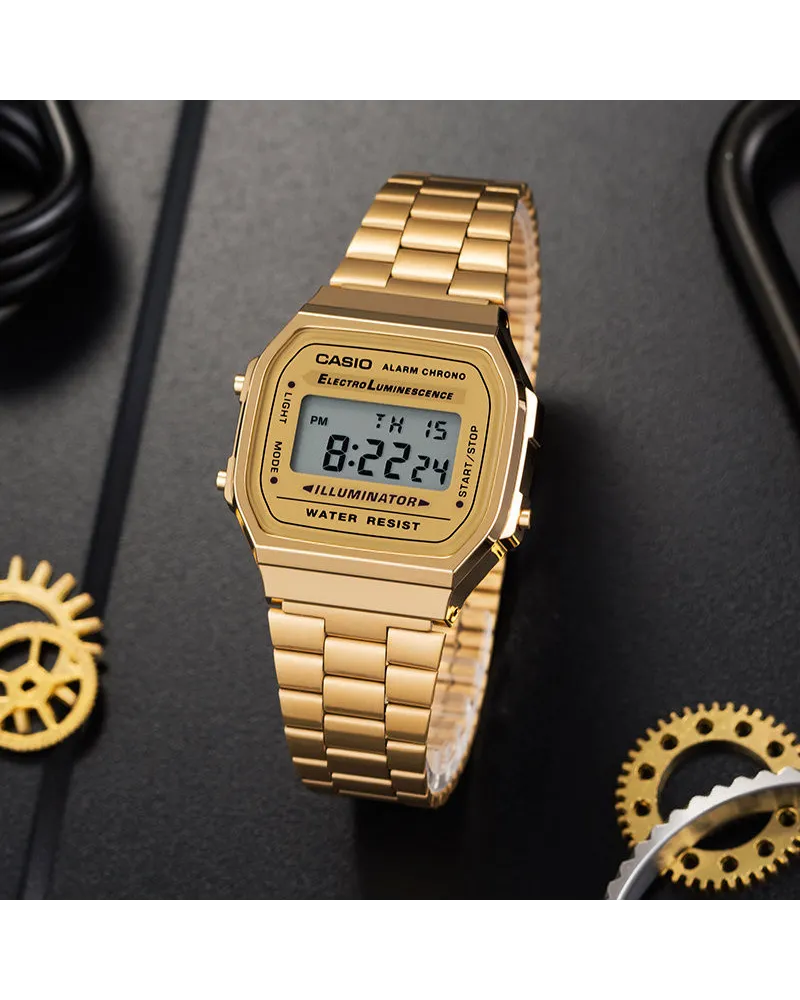 ZEGAREK UNISEX CASIO A168WG-9W (zd088b) - KLASYKA + BOX ZEGAREK UNISEX CASIO A168WG-9W (zd088b) - KLASYKA + BOX
