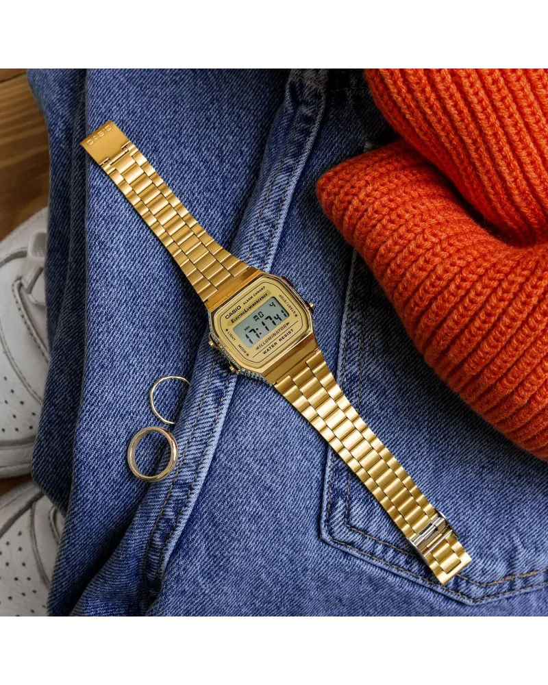 ZEGAREK UNISEX CASIO A168WG-9W (zd088b) - KLASYKA + BOX ZEGAREK UNISEX CASIO A168WG-9W (zd088b) - KLASYKA + BOX