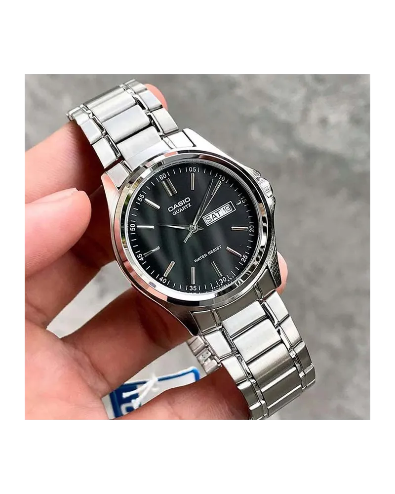 KLASYCZNY ZEGAREK MĘSKI CASIO MTP-1239D-1A - MULTIDATA + BOX KLASYCZNY ZEGAREK MĘSKI CASIO MTP-1239D-1A - MULTIDATA + BOX