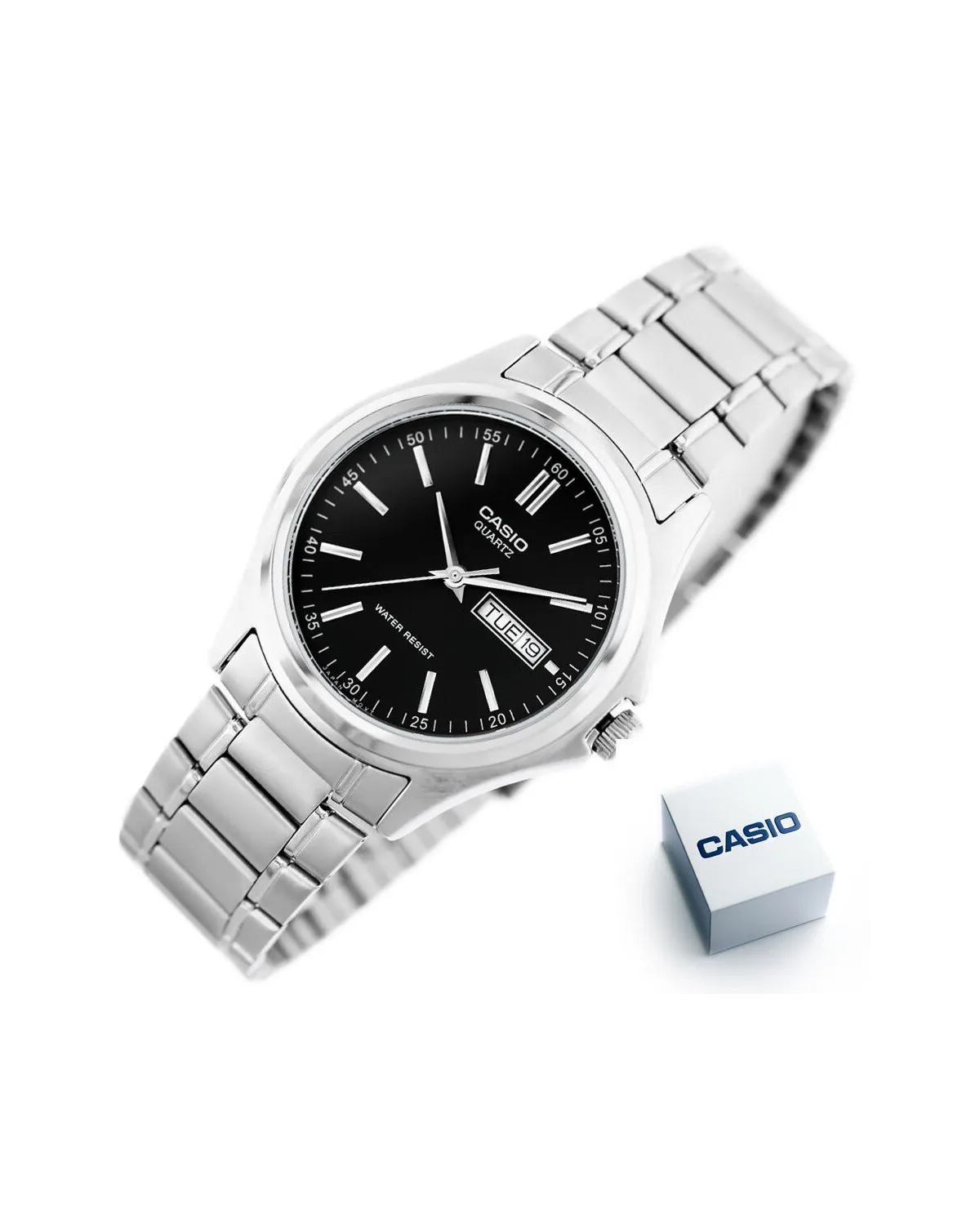 KLASYCZNY ZEGAREK MĘSKI CASIO MTP-1239D-1A - MULTIDATA + BOX KLASYCZNY ZEGAREK MĘSKI CASIO MTP-1239D-1A - MULTIDATA + BOX