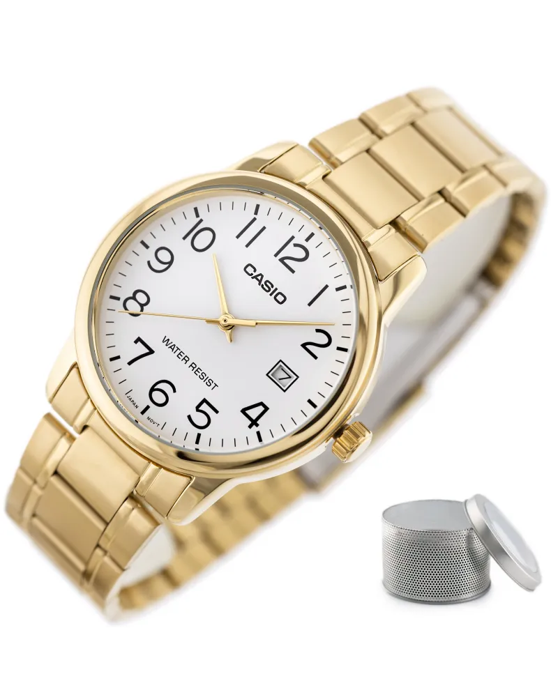 ZEGAREK MĘSKI CASIO MTP-V002G-7B2UDF (zd103b) + BOX ZEGAREK MĘSKI CASIO MTP-V002G-7B2UDF (zd103b) + BOX