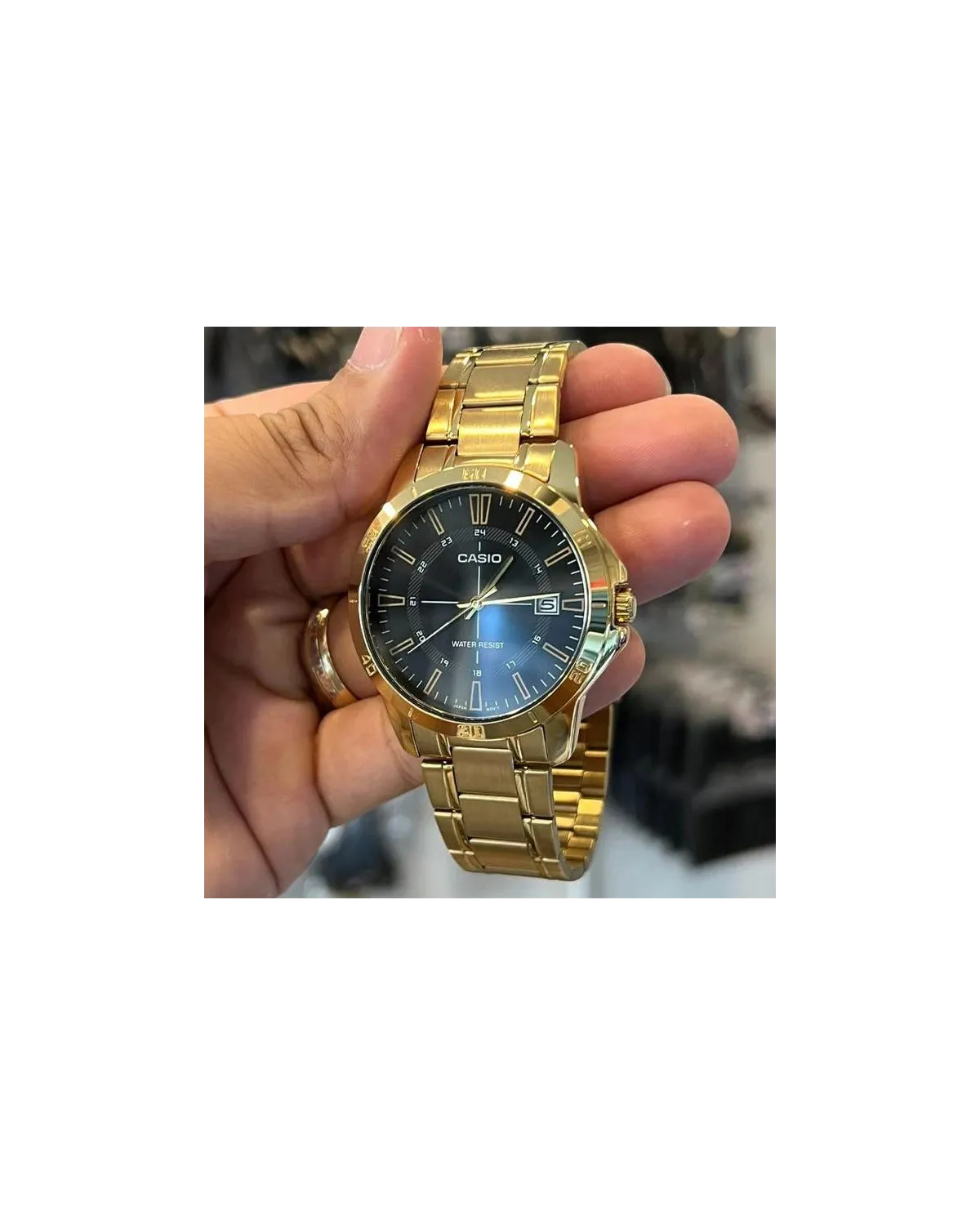 Zegarek Męski Casio MTP-V004G-1CUDF (zd251b) + BOX Zegarek Męski Casio MTP-V004G-1CUDF (zd251b) + BOX