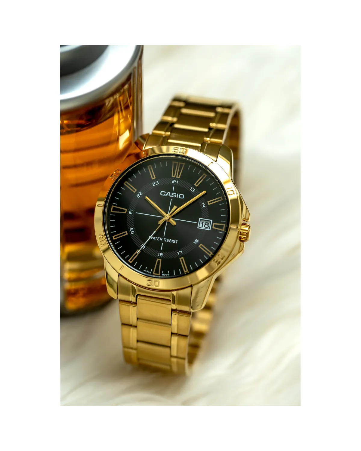 Zegarek Męski Casio MTP-V004G-1CUDF (zd251b) + BOX Zegarek Męski Casio MTP-V004G-1CUDF (zd251b) + BOX