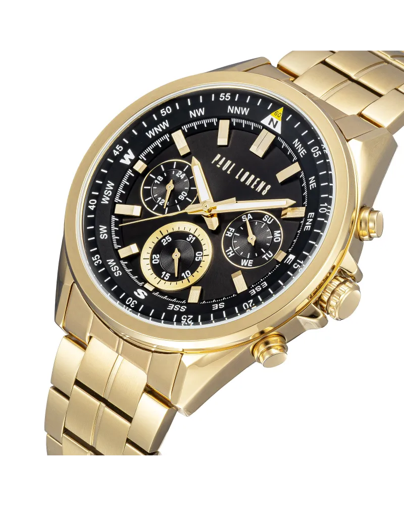 ZEGAREK MĘSKI PAUL LORENS -  PL20009B-1D1 (zg385d) + BOX