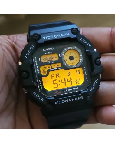 ZEGAREK MĘSKI CASIO Digital Moonphase WS-1700H-1AV + BOX