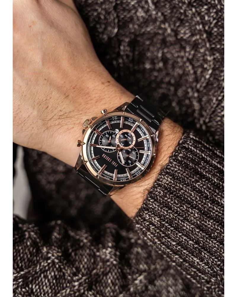 ZEGAREK MĘSKI PAUL LORENS - PL13605B-1A4 (zg359c) + BOX