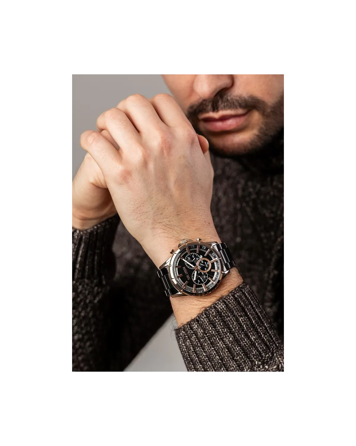 ZEGAREK MĘSKI PAUL LORENS - PL13605B-1A4 (zg359c) + BOX