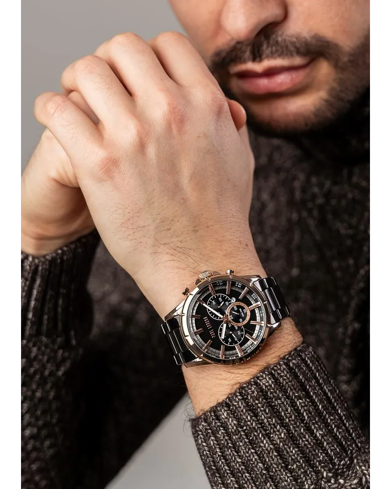 ZEGAREK MĘSKI PAUL LORENS - PL13605B-1A4 (zg359c) + BOX