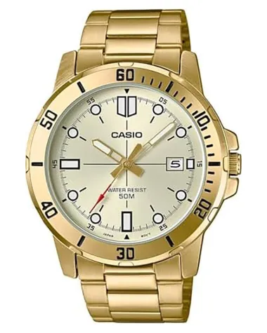 ZEGAREK MĘSKI CASIO MTP-VD01G-9E (zd185d) + BOX