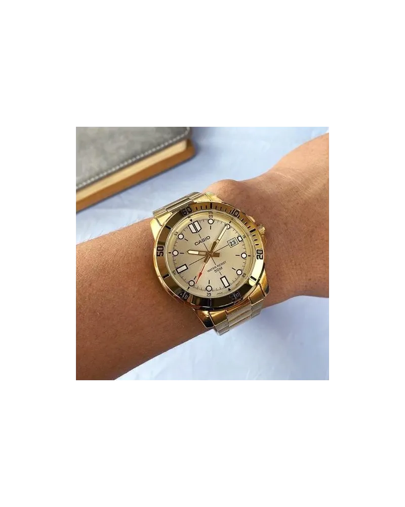 ZEGAREK MĘSKI CASIO MTP-VD01G-9E (zd185d) + BOX ZEGAREK MĘSKI CASIO MTP-VD01G-9E (zd185d) + BOX