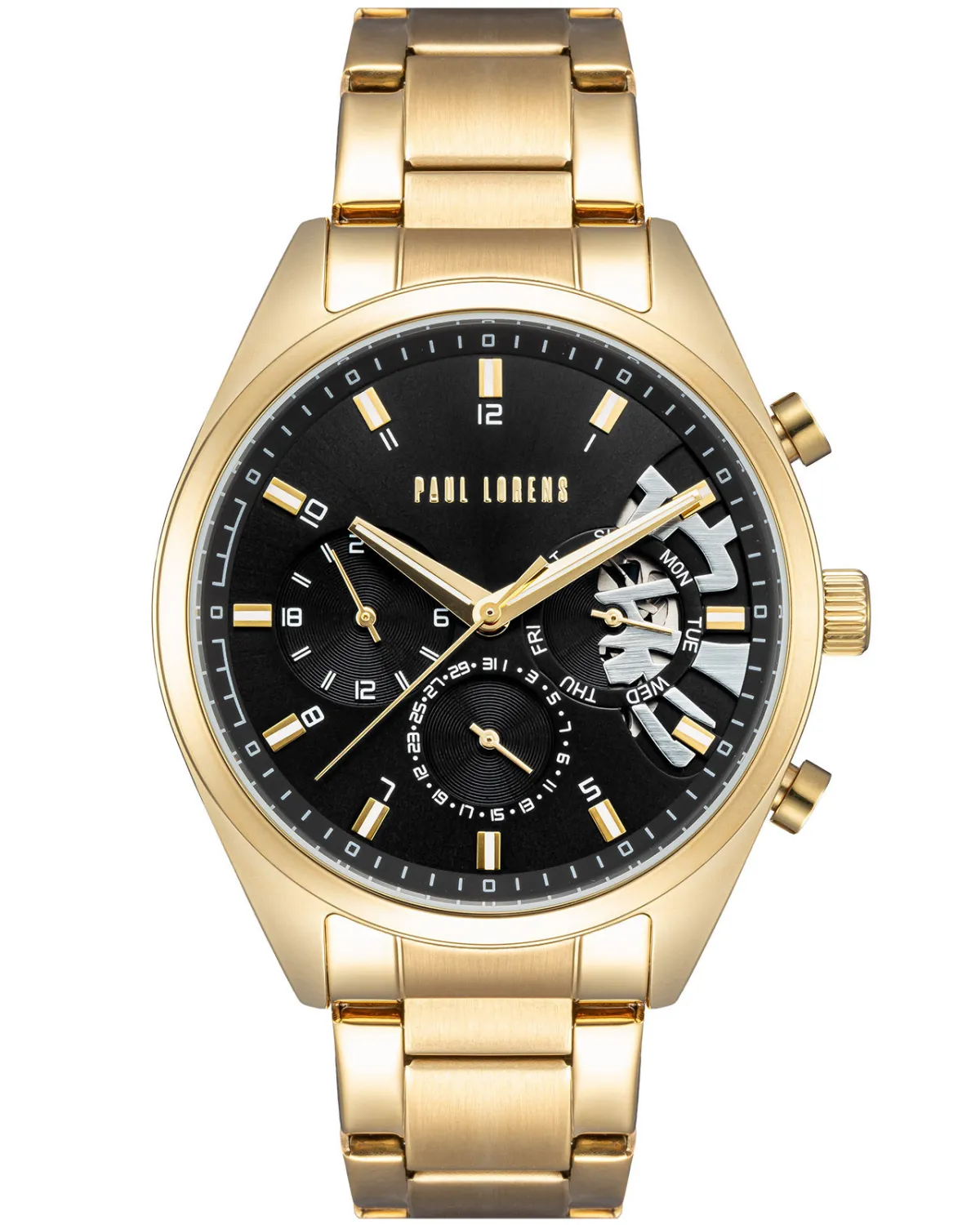 ZEGAREK MĘSKI PAUL LORENS - PL20003B-1D1 (zg387b) + BOX