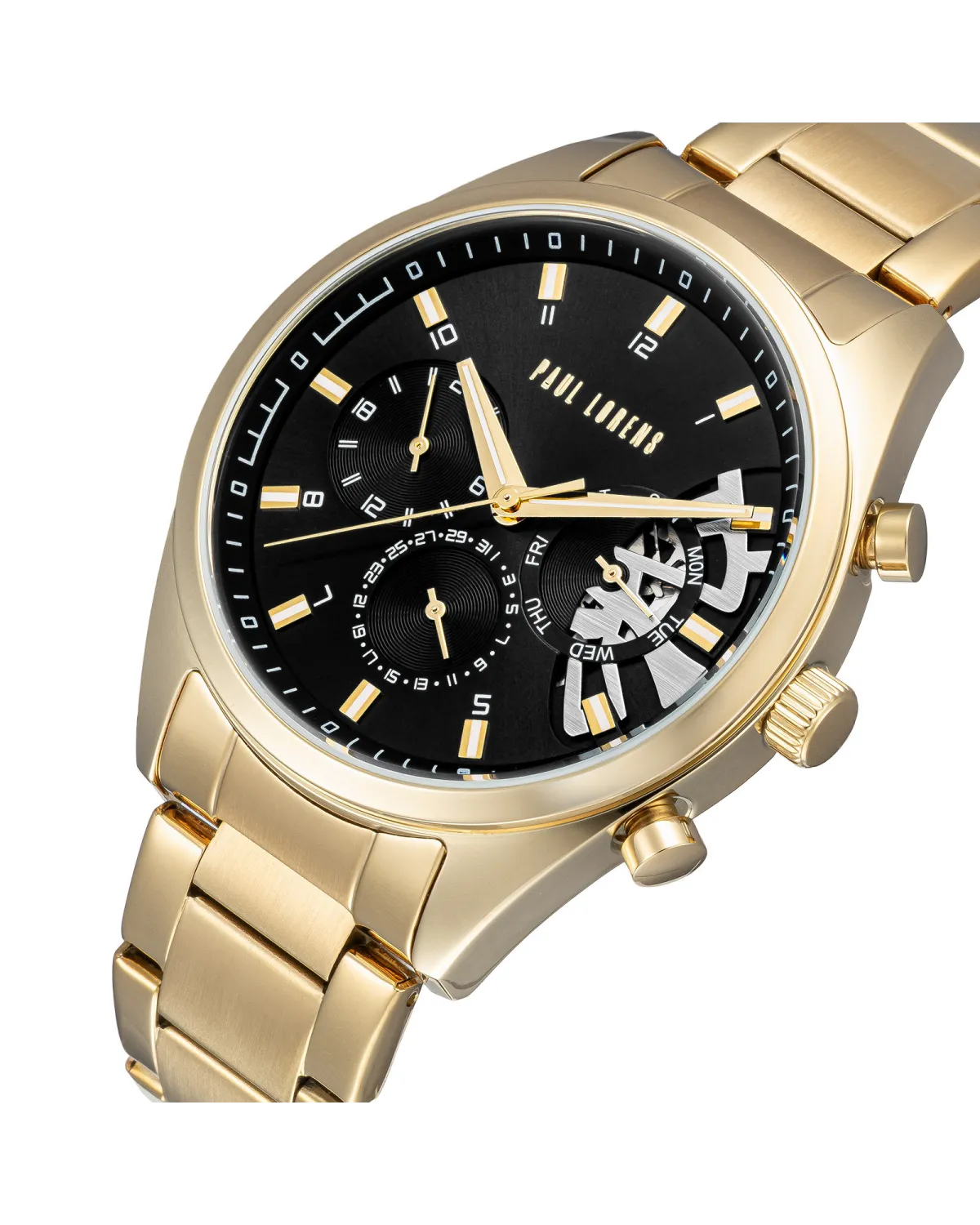 ZEGAREK MĘSKI PAUL LORENS - PL20003B-1D1 (zg387b) + BOX