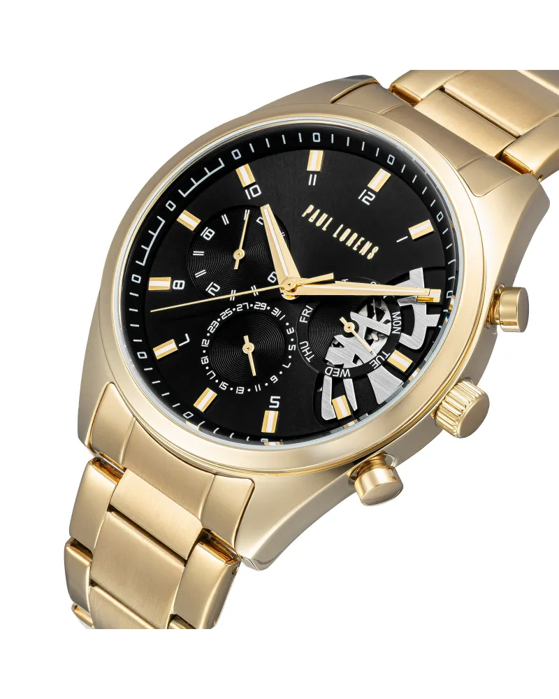 ZEGAREK MĘSKI PAUL LORENS - PL20003B-1D1 (zg387b) + BOX