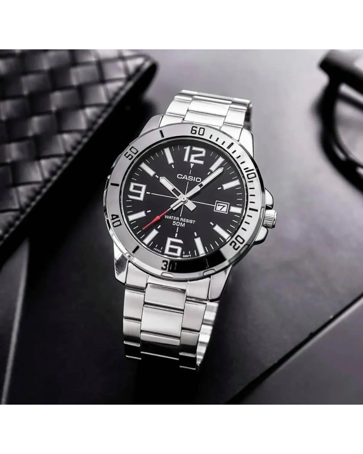 ZEGAREK MĘSKI CASIO MTP-VD01D-1BV + BOX