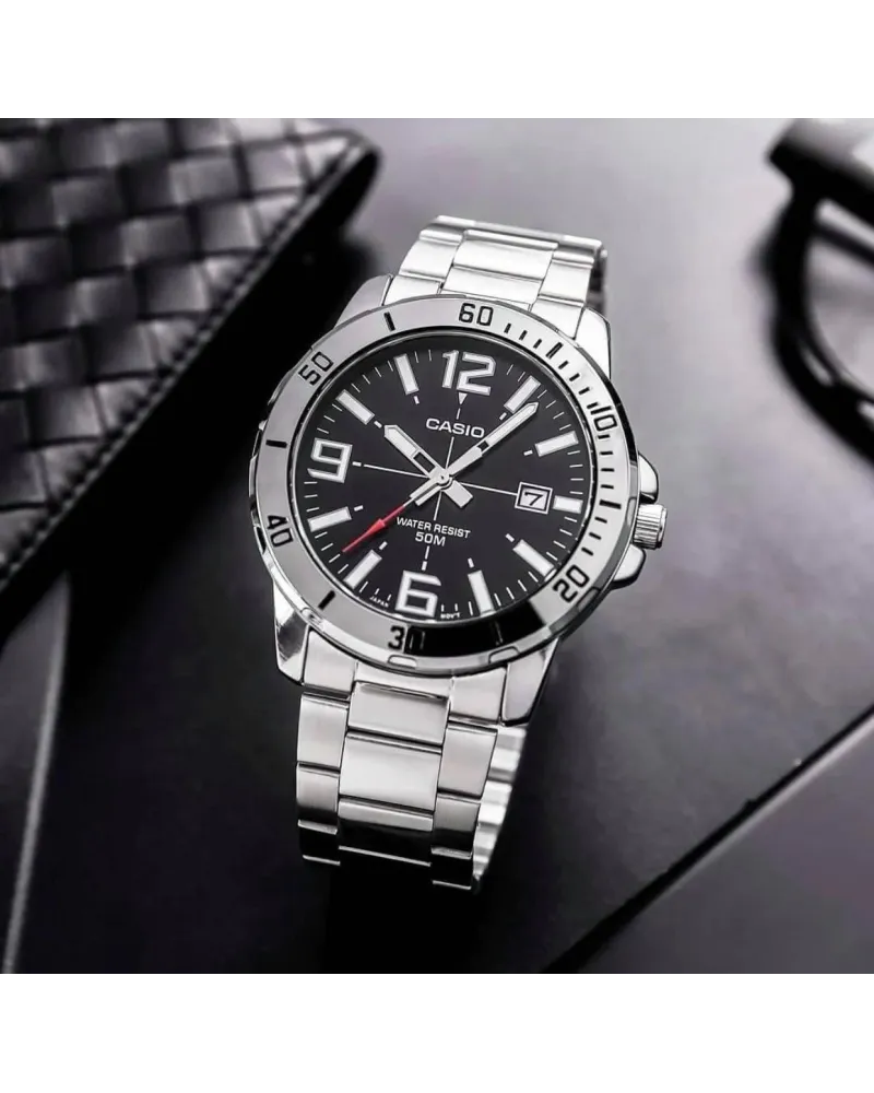 ZEGAREK MĘSKI CASIO MTP-VD01D-1BV + BOX