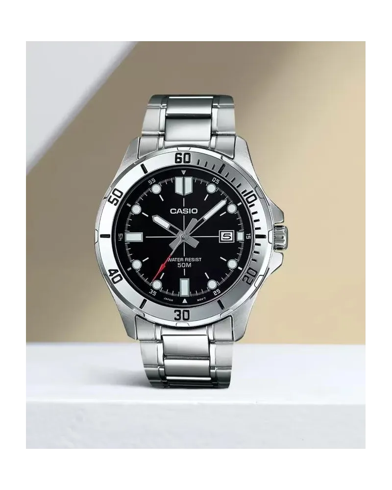 ZEGAREK MĘSKI CASIO MTP-VD01D-1BV + BOX