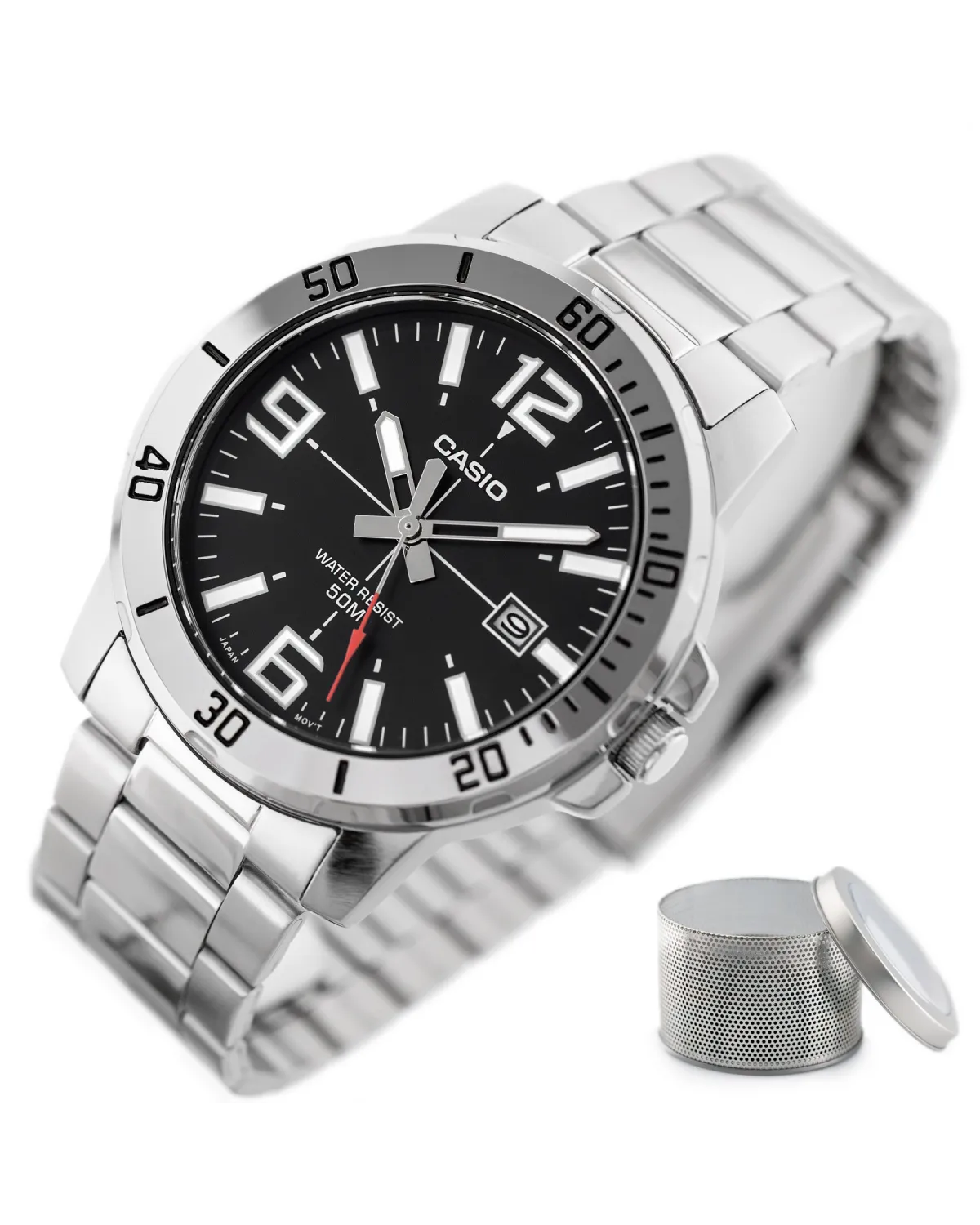 ZEGAREK MĘSKI CASIO MTP-VD01D-1BV + BOX