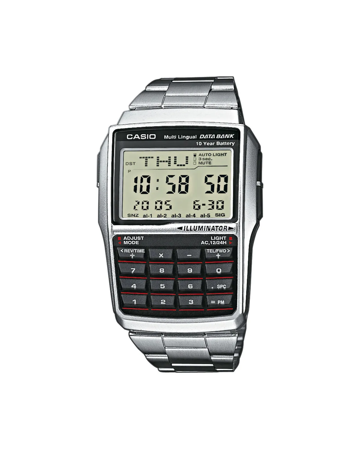 ZEGAREK MĘSKI CASIO VINTAGE DATABANK DBC-32D-1ADF (zd162b) + BOX