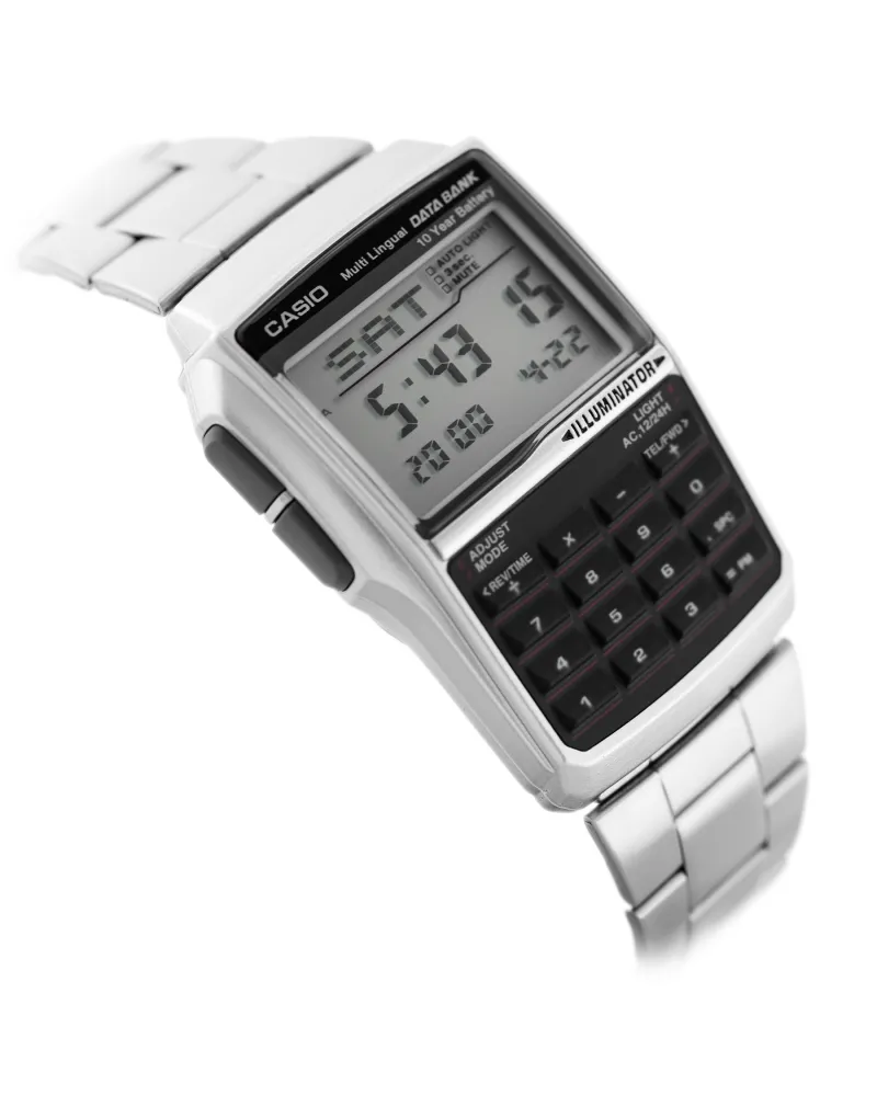ZEGAREK MĘSKI CASIO VINTAGE DATABANK DBC-32D-1ADF (zd162b) + BOX