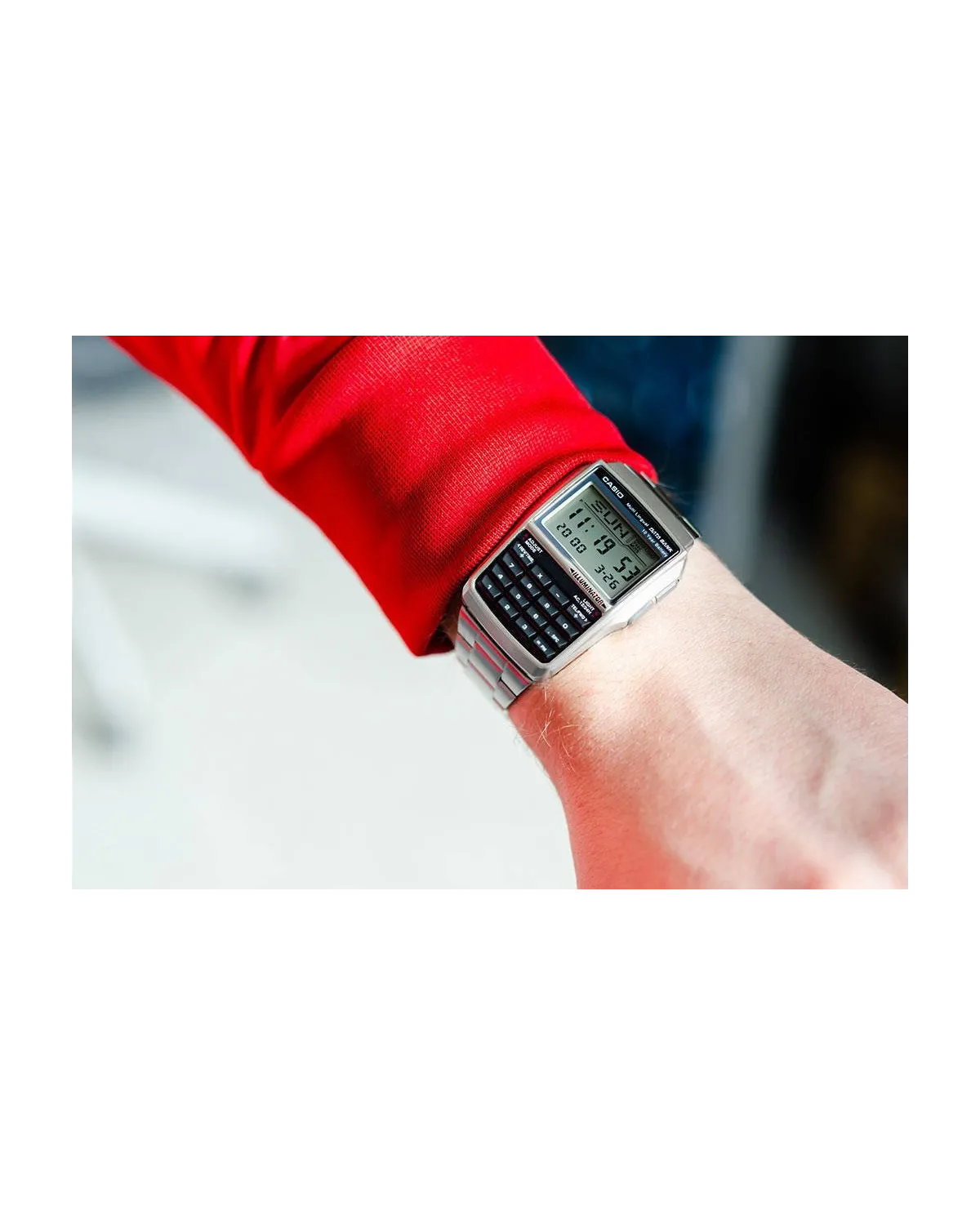 ZEGAREK MĘSKI CASIO VINTAGE DATABANK DBC-32D-1ADF (zd162b) + BOX