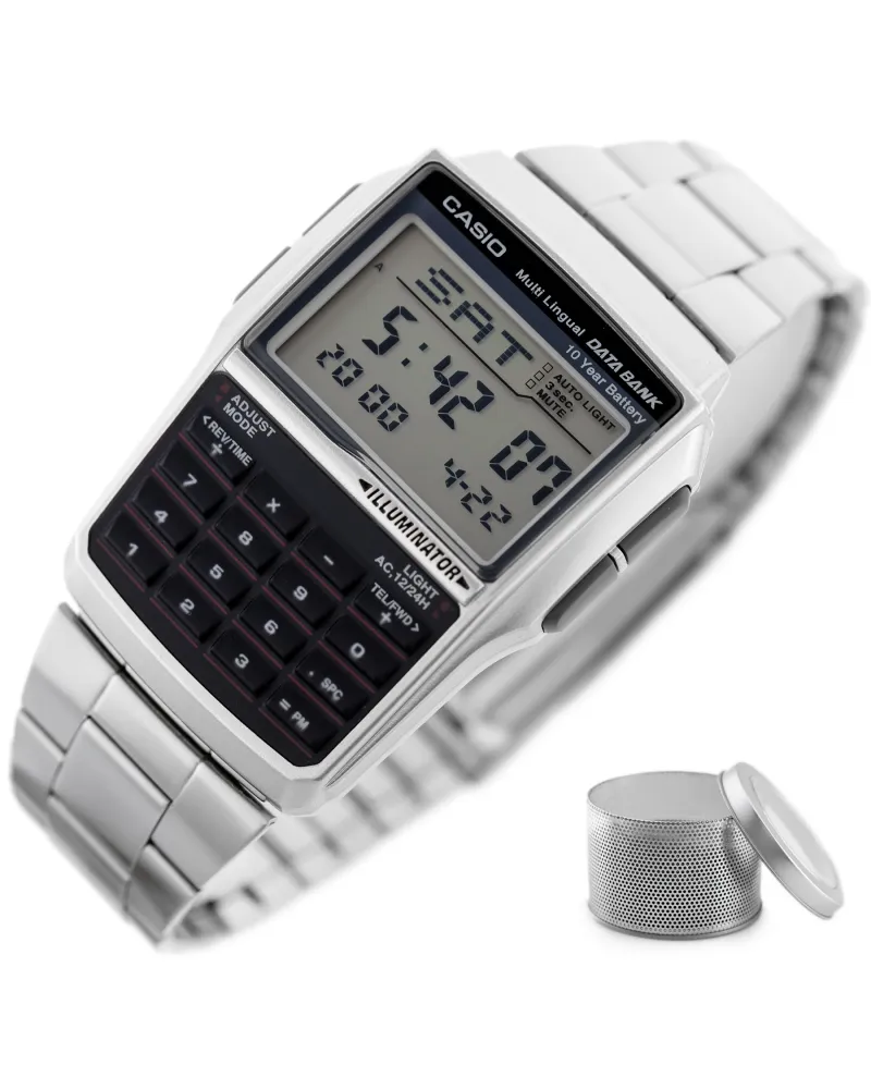 ZEGAREK MĘSKI CASIO VINTAGE DATABANK DBC-32D-1ADF (zd162b) + BOX