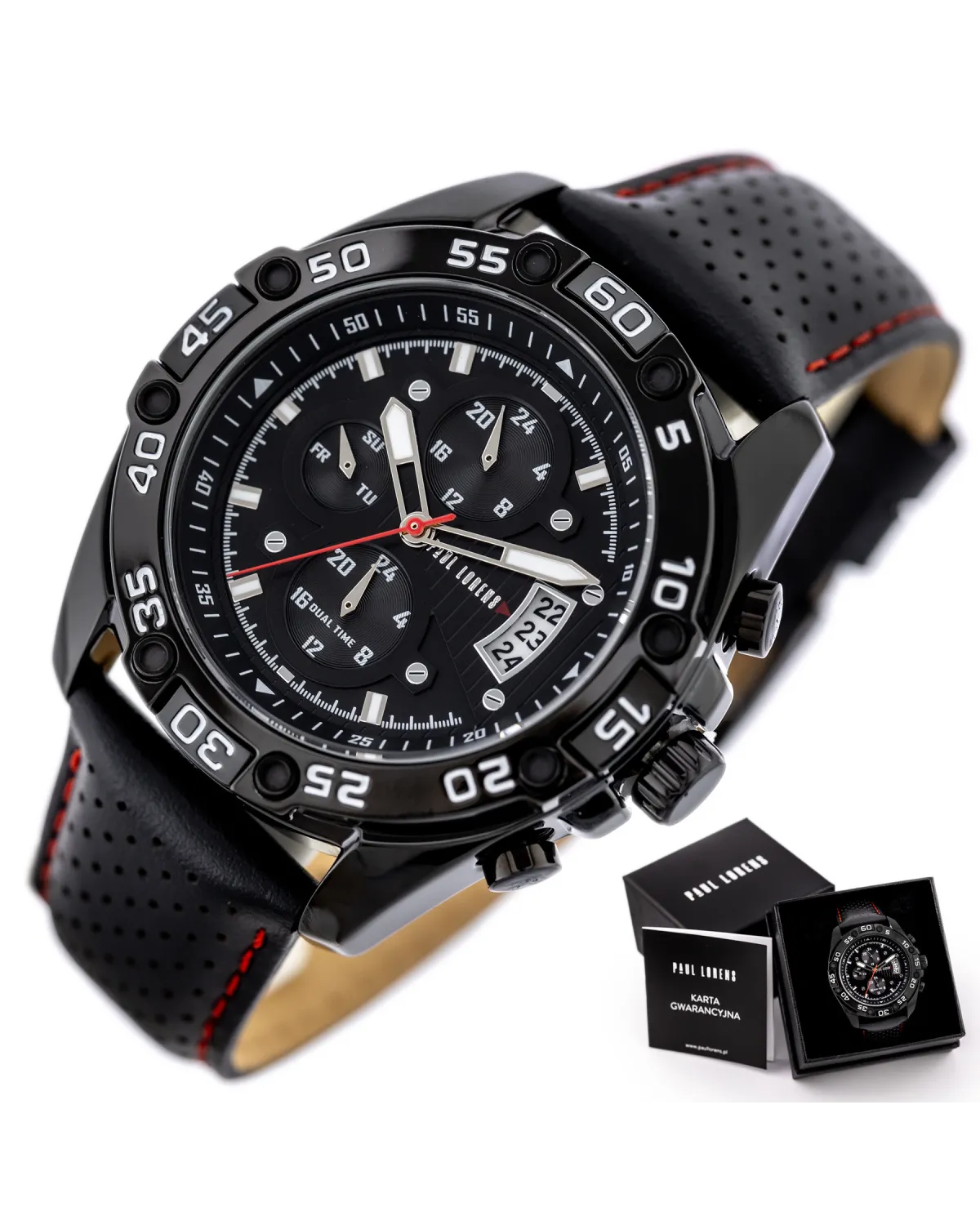 ZEGAREK MĘSKI PAUL LORENS - PL8754A5-1A3 (zg375b) + BOX