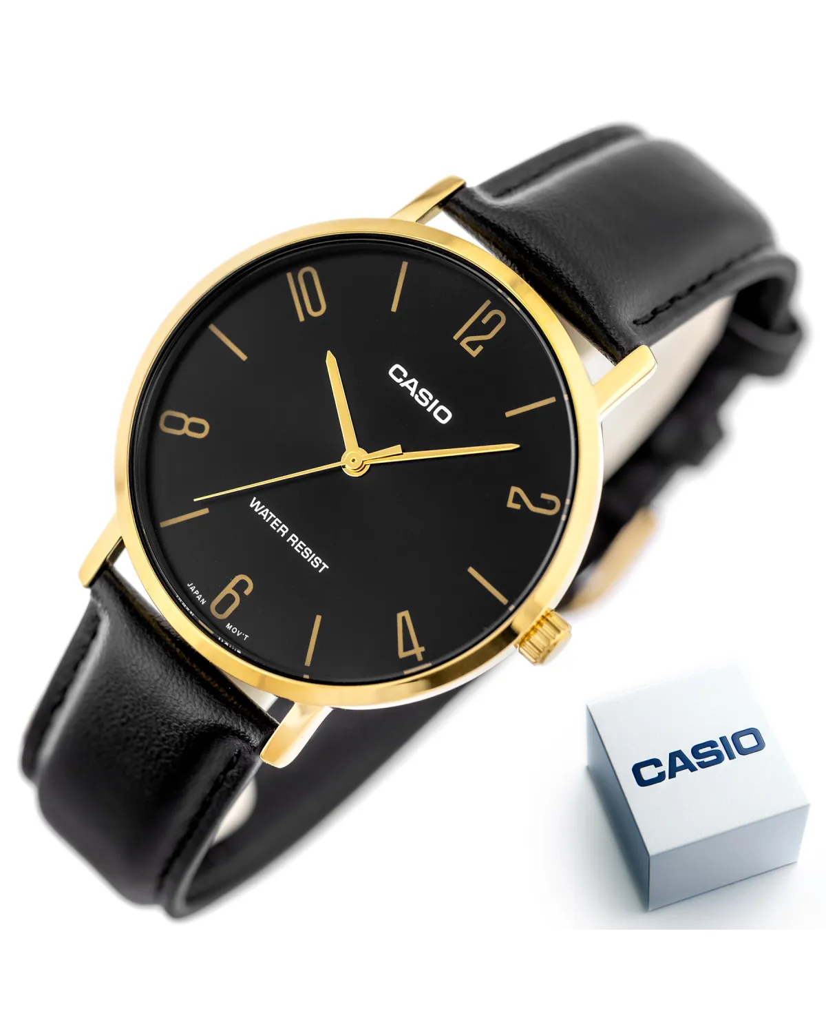 ZEGAREK MĘSKI CASIO MTP-VT01GL-1B2 + BOX