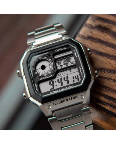 ZEGAREK MĘSKI CASIO AE-1200WHD-1A (zd159a) + BOX