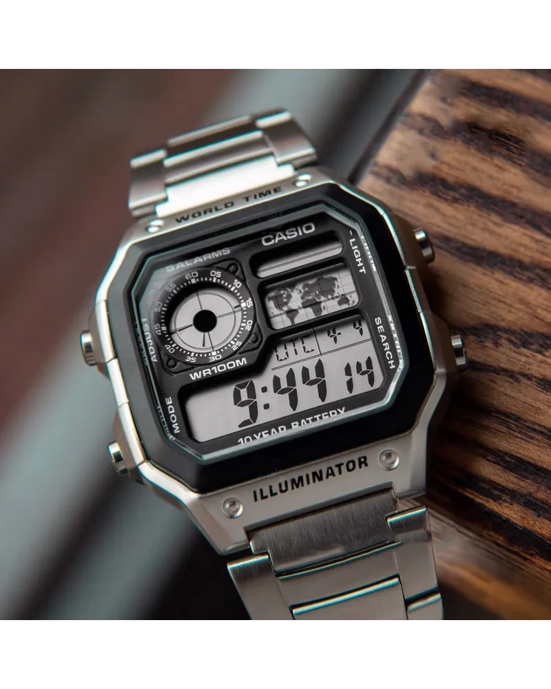 ZEGAREK MĘSKI CASIO AE-1200WHD-1A (zd159a) + BOX