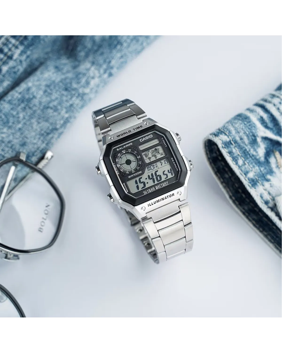 ZEGAREK MĘSKI CASIO AE-1200WHD-1A (zd159a) + BOX