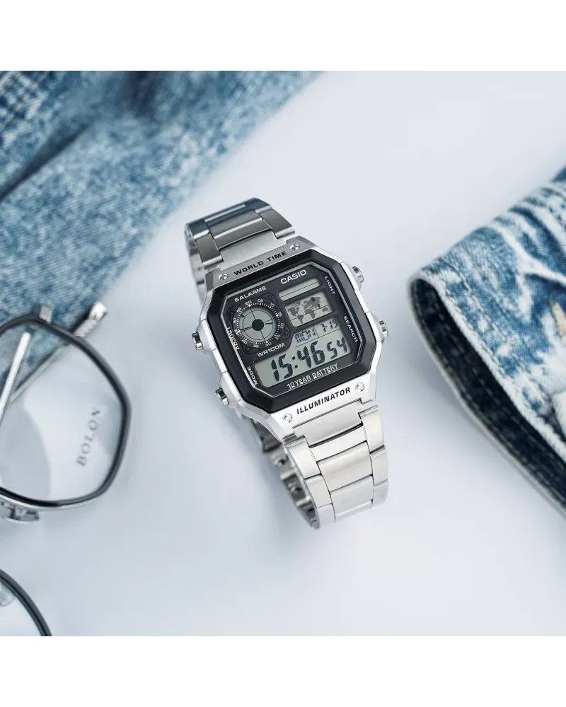 ZEGAREK MĘSKI CASIO AE-1200WHD-1A (zd159a) + BOX