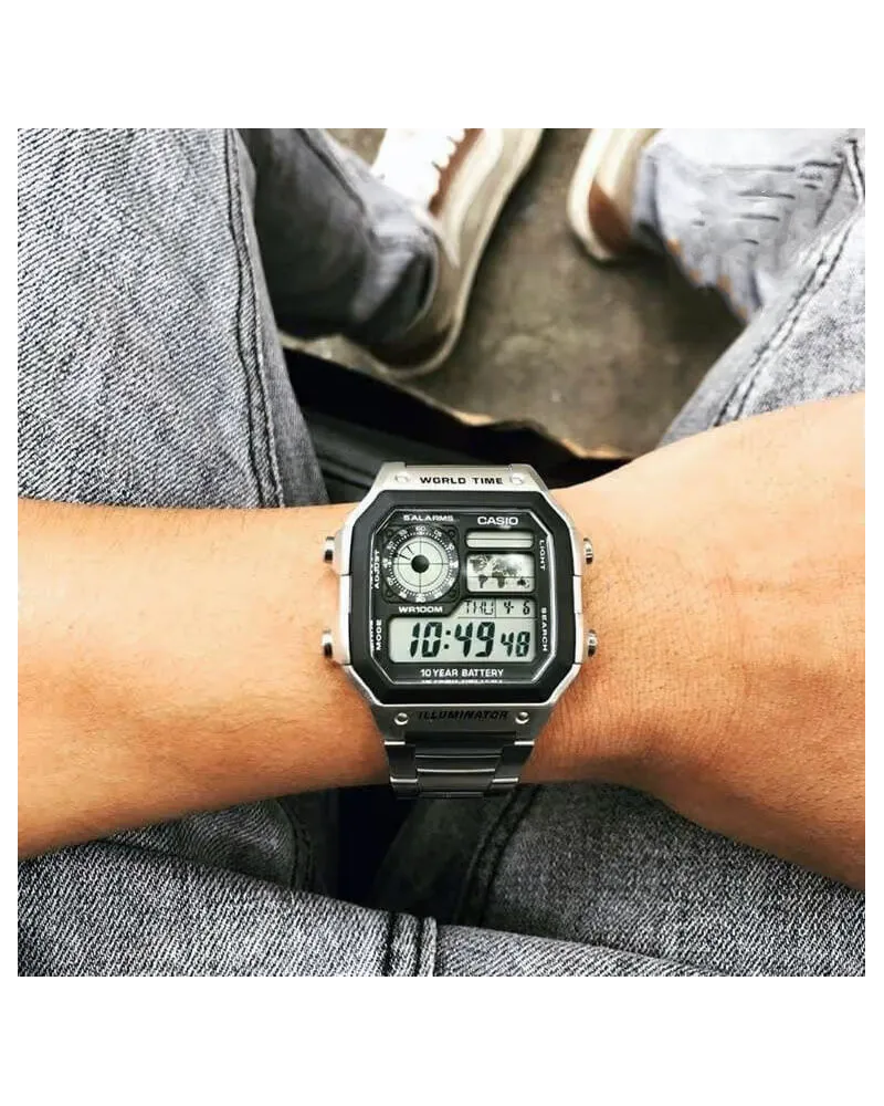 ZEGAREK MĘSKI CASIO AE-1200WHD-1A (zd159a) + BOX