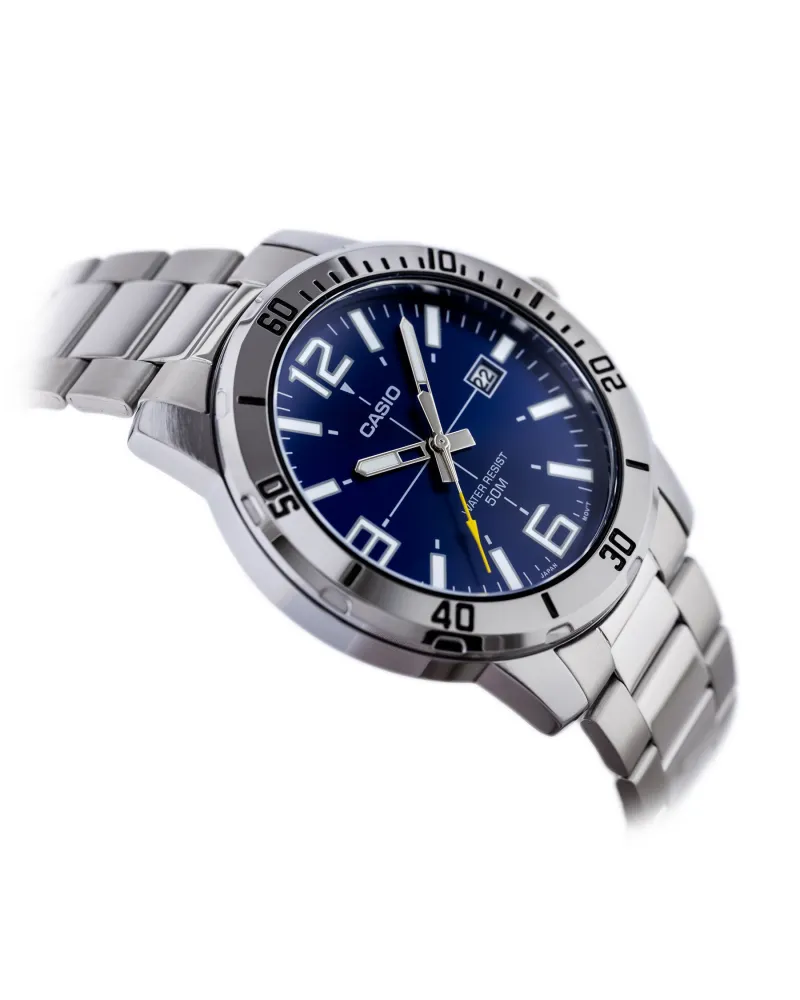 ZEGAREK MĘSKI CASIO MTP-VD01D-2B (zd175a) + BOX ZEGAREK MĘSKI CASIO MTP-VD01D-2B (zd175a) + BOX