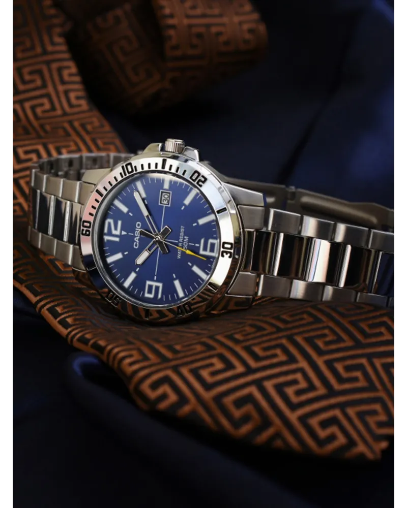 ZEGAREK MĘSKI CASIO MTP-VD01D-2B (zd175a) + BOX ZEGAREK MĘSKI CASIO MTP-VD01D-2B (zd175a) + BOX