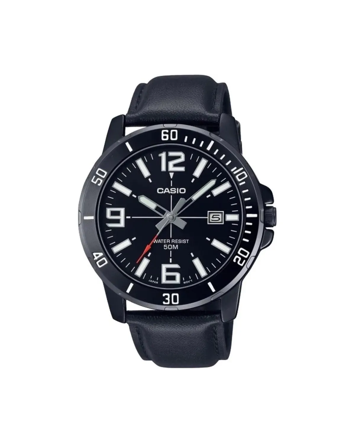 ZEGAREK MĘSKI CASIO MTP-VD01BL-1B (zd169d) + BOX